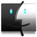 Finder Black icon